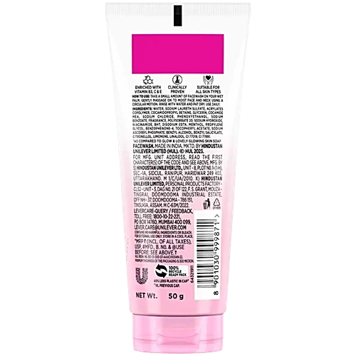 Glow & Lovely Bright Glow Face Wash, 50 g