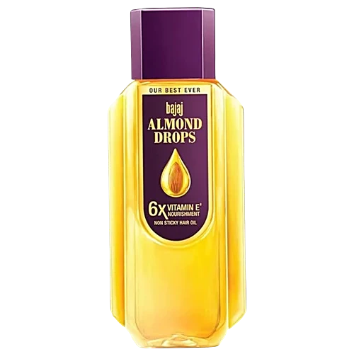 Bajaj Almond Drops Non-Sticky Hair Oil - For Healthy & Beautiful Hair, With 6X Vitamin E Nourishment, 475 ml