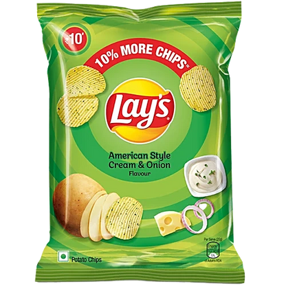 Lay's American Style Cream & Onion Potato Chips, 24 g
