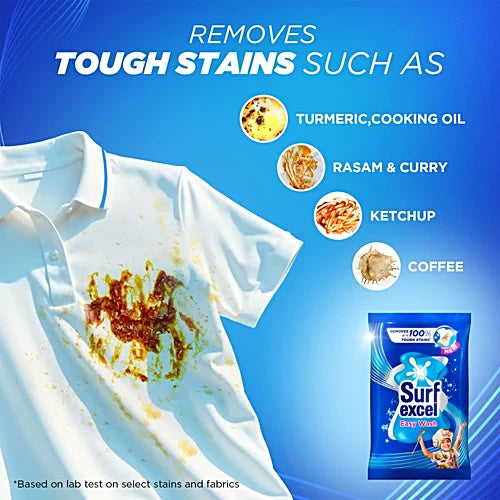 Surf Excel Easy Wash Detergent Powder, 70 g