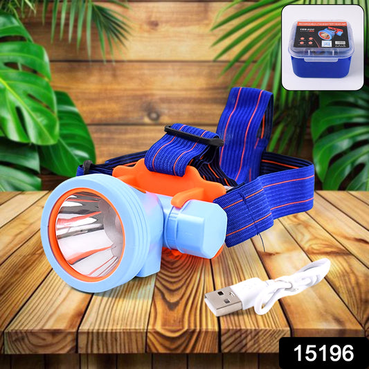 Mini Rechargeable Power Headlamp With Plastic Case (1 Pc)