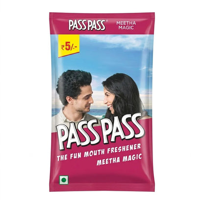 Pass Pass Meetha Magic Mouth Freshener - ₹ 5 Pack, 11.75 g