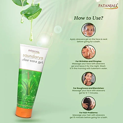 Patanjali Saundarya Aloe Vera Gel, 60 ml