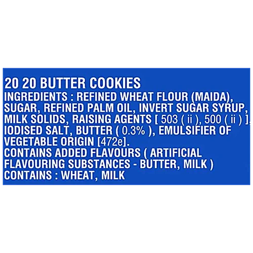 Parle 20-20 Butter Cookies, 30 g