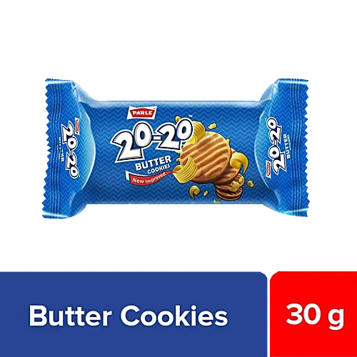 Parle 20-20 Butter Cookies, 30 g