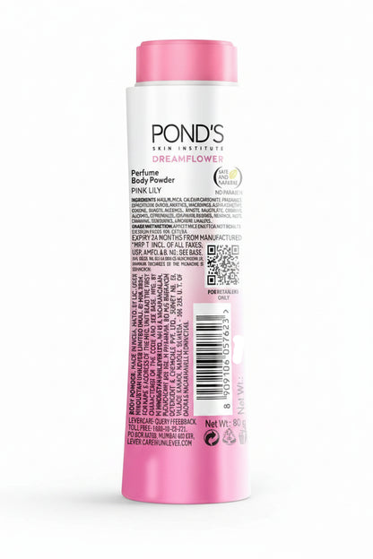 Ponds Dreamflower Pink Lily Perfume Body Powder, 19 g
