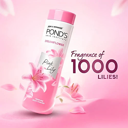 Ponds Dreamflower Pink Lily Perfume Body Powder, 19 g