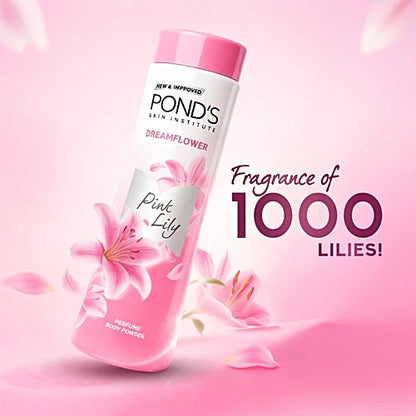 Ponds Dreamflower Pink Lily Perfume Body Powder, 19 g