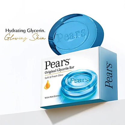 Pears Soft & Fresh Glycerine & Mint Extracts Bathing Bar, 100 g