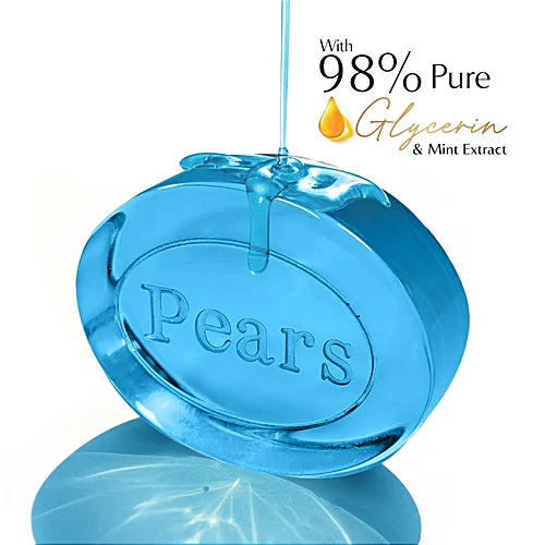 Pears Soft & Fresh Glycerine & Mint Extracts Bathing Bar, 100 g