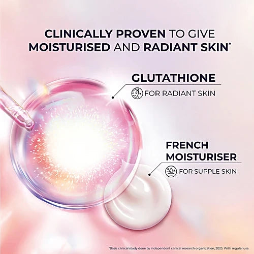 Lux International Smooth & Radiant Bathing Soap With Glutathione & French Moisturiser, 80 g Carton