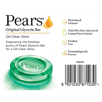 Pears Oil Clear Glow Soap Bar, 75 g