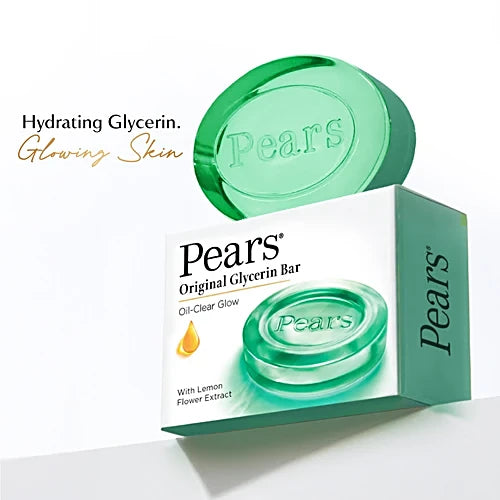 Pears Oil Clear Glow Soap Bar, 75 g