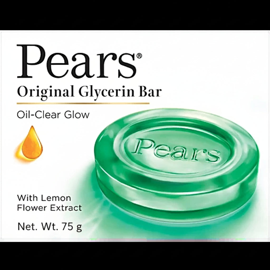 Pears Oil Clear Glow Soap Bar, 75 g