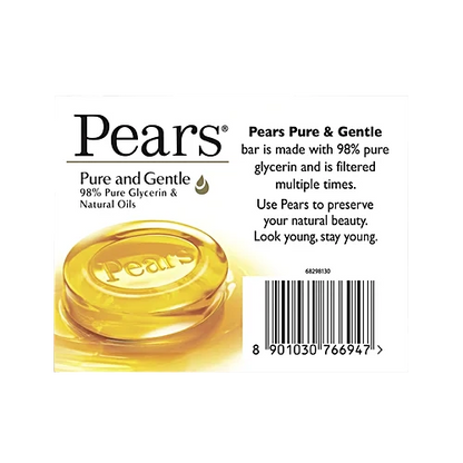 Pears Pure & Gentle Bathing Bar, 100 g