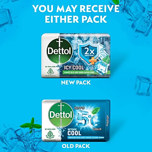 Dettol Icy Cool Soap, 45 g