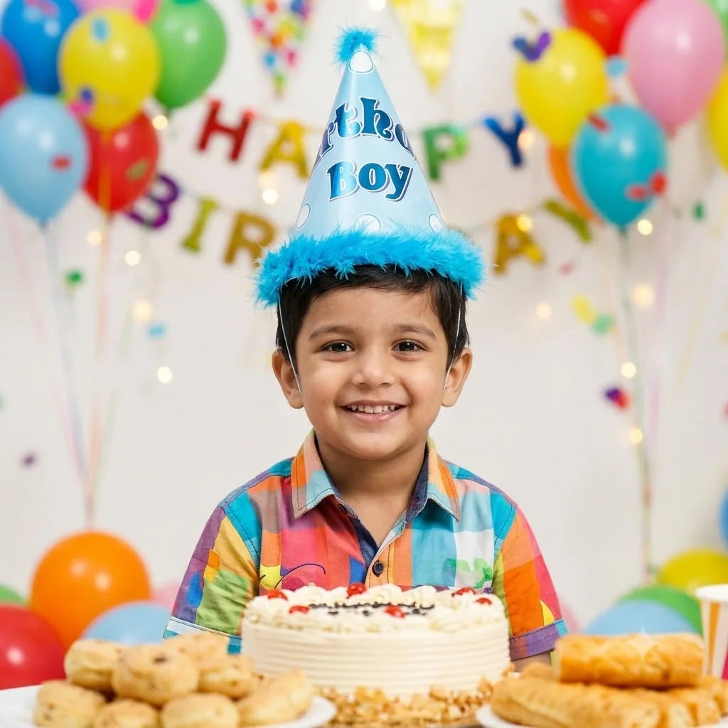 Birthday Boy Cap for Kids, 1 pc