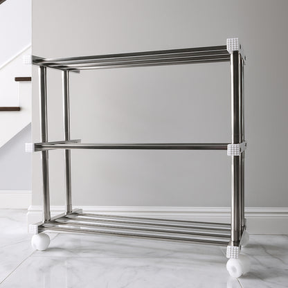 Supermom Stainless Steel Multipurpose Shoe  Storage Rack - (1 Pc)