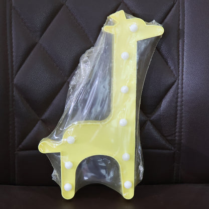 Giraffe Shape Led Decorative Night Light (1 Pc)