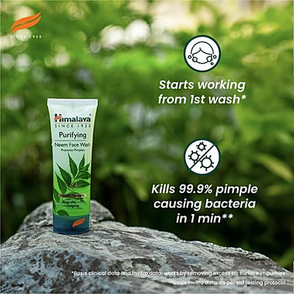 Himalaya Purifying Neem Face Wash, 50 ml