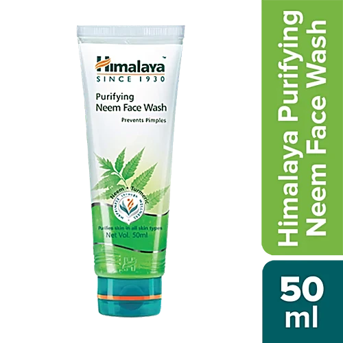 Himalaya Purifying Neem Face Wash, 50 ml