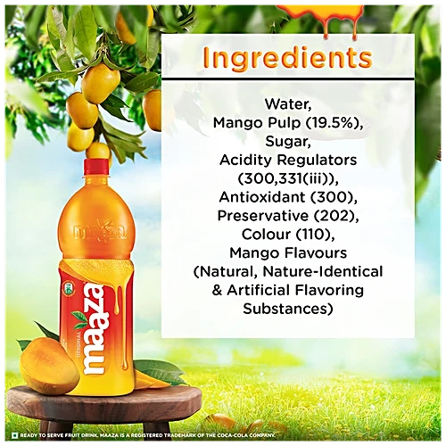 Maaza Mango Drink, 1.5 L PET Bottle