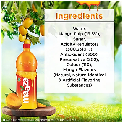 Maaza Mango Drink, 1.5 L PET Bottle