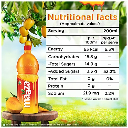 Maaza Mango Drink, 1.5 L PET Bottle