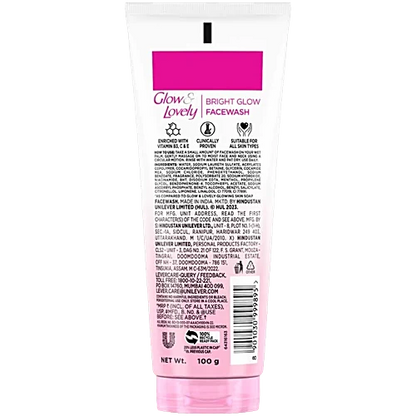 Glow & Lovely Bright Glow Face Wash, 100 g