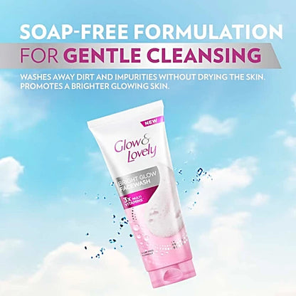 Glow & Lovely Bright Glow Face Wash, 100 g