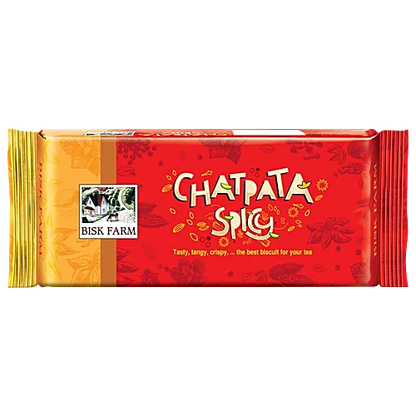 Bisk Farm Biscuit - Chatpata Spicy, 200 g Pouch