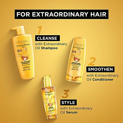 L'Oreal Paris Extraordinary Oil Nourishing Shampoo - For Dry & Dull Hair, 180 ml