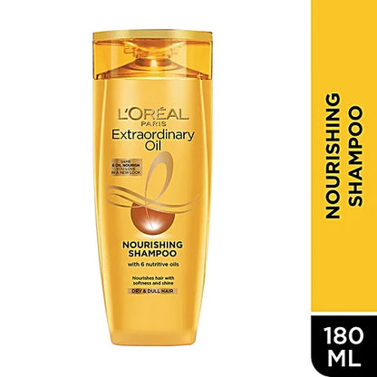 L'Oreal Paris Extraordinary Oil Nourishing Shampoo - For Dry & Dull Hair, 180 ml