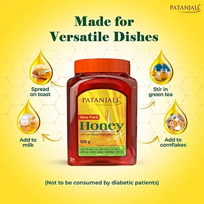 Patanjali Honey, 500 g Bottle