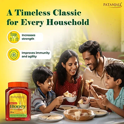 Patanjali Honey, 500 g Bottle