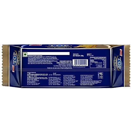 Parle Top Rich Buttery Crackers, 200 g