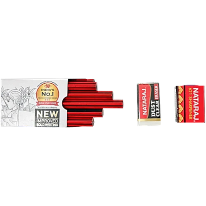 Nataraj 621 Writing Pencils HB Superior Bonded Lead, 10 pcs
