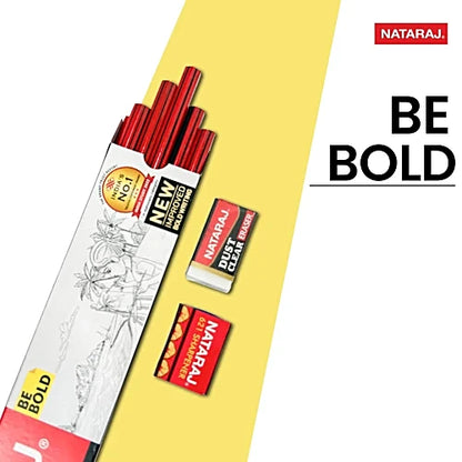 Nataraj 621 Writing Pencils HB Superior Bonded Lead, 10 pcs