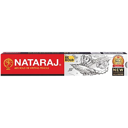 Nataraj 621 Writing Pencils HB Superior Bonded Lead, 10 pcs