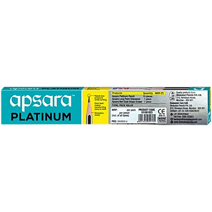 Apsara Platinum Extra Dark Pencils, 10 pcs