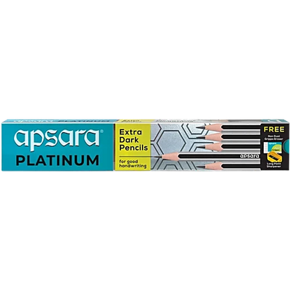 Apsara Platinum Extra Dark Pencils, 10 pcs