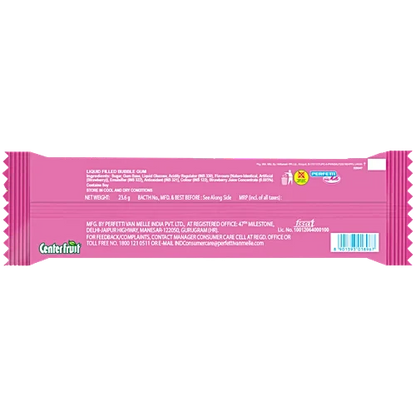 Center Fruit Liquid Filled Bubble Gum - Fruit Flavour, 23.6 g