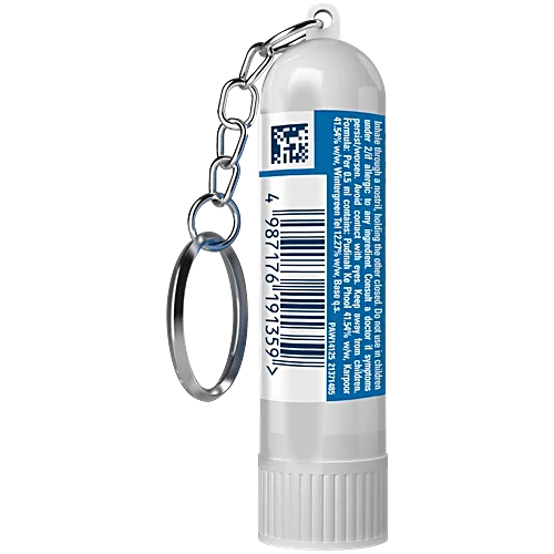 Vicks Inhaler - Provides Instant Relief From Blocked Nose, 0.5 ml Tube