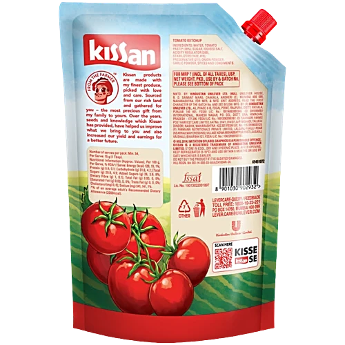 Kissan Fresh Tomato Ketchup, 850 g Pouch
