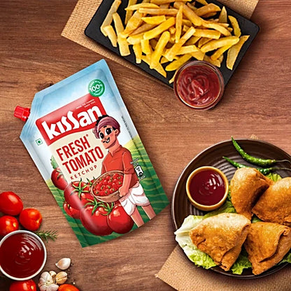 Kissan Fresh Tomato Ketchup, 850 g Pouch