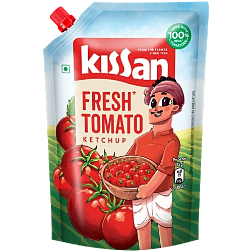 Kissan Fresh Tomato Ketchup, 850 g Pouch