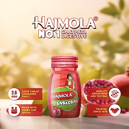 Dabur Hajmola Anardana Digestive Tablets, 120 pcs