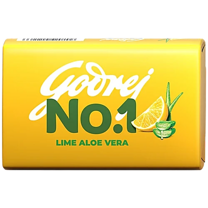 Godrej No.1 Lime & Aloe Vera Bathing Soap, 100 g ( Pack of 5 )