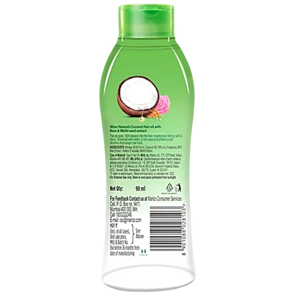 Nihar Hair Oil - Naturals Rose, 90 m