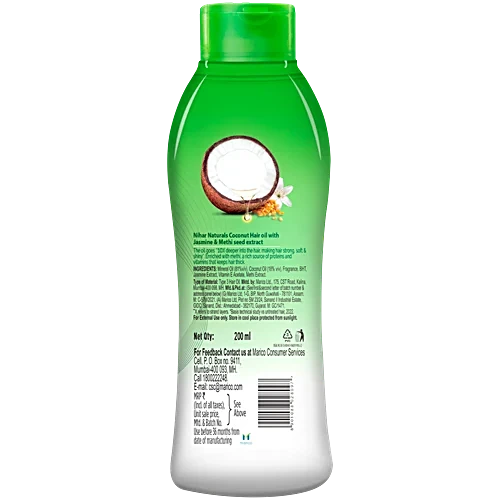 Nihar Naturals Hair Oil - Jasmine, 200 ml
